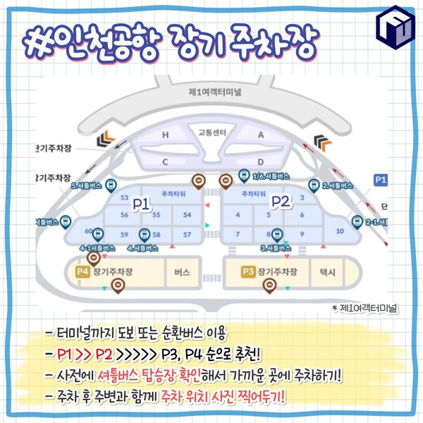 인천공항 주차 팁 / ⓒ여행톡톡