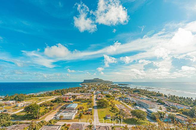 로타 송송 빌리지 전망대의 풍경/사진-마리아나관광청