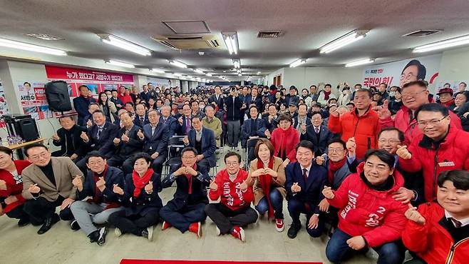 서병수 국민의힘 부산 북구갑 후보 선거사무소 개소