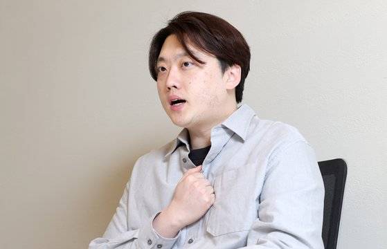 박단 대한전공의협의회장이 4일 오후 서울 태평로 중앙일보 사무실에서 인터뷰하고 있다. 강정현 기자