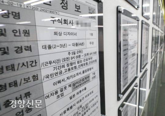 Where to find jobs that honor the ‘52-hour workweek’ The Constitutional Court has ruled that the ‘52-hour workweek,’ which limits the maximum number of working hours per week, is constitutional. A job seeker looks at job information at the Seoul West Employment Welfare Plus Center in Mapo-gu, Seoul, on Thursday. By Seong Dong-hoon zenism@kyunghyang.com