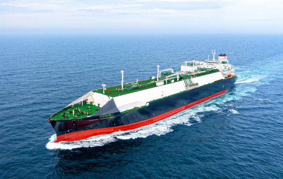 An LNG carrier built by Hyundai Samho Heavy Industries [HD KSOE]