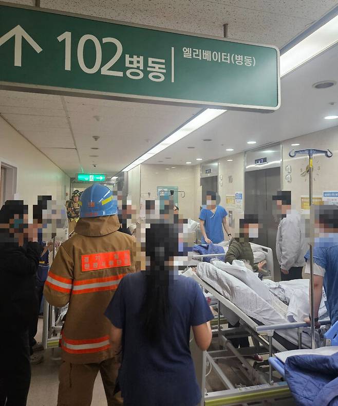 고양 동국대학교 일산병원에서 발생한 화재로 환자 191명 대피했다.