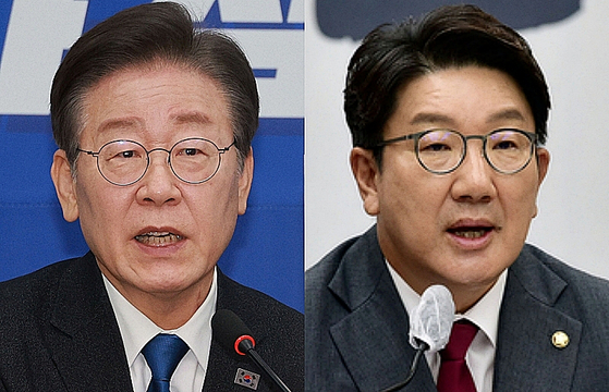 이재명 더불어민주당 대표(왼쪽), 권성동 국민의힘 의원(오른쪽). 〈사진=연합뉴스·국회사진기자단〉