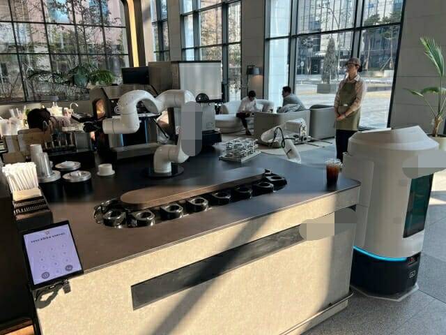 O사 마곡 오피스에 도입된 브릴스 '로봇 커피머신' (사진=지디넷코리아 신영빈 기자)