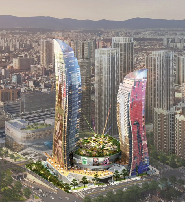 대전시가 대전역세권 명품 랜드마크 빌딩을 건립하게 될 대전 복합환승센터 개발 조감도. 사진제공=대전시