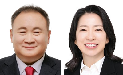 (왼쪽부터) 이상민 국민의힘 의원, 황정아 전 한국천문연구원 책임연구원.