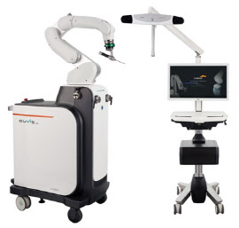 큐렉소가 자체 개발한 인공관절 수술로봇 ‘큐비스-조인트 시스템’. (사진=큐렉소)