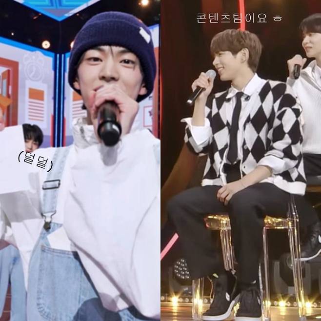 왼쪽부터 투어스 도훈, 라이즈 쇼타로. (사진=KBS2 ‘뮤직뱅크’, ‘이효리의 더 레드카펫’ 방송 캡처)