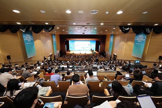 ‘인터배터리 2024’와 함께 개최된 ‘더배터리 콘퍼런스’. [코엑스 제공]
