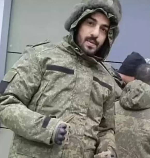 강제로 러시아군에 입대해 우크라이나 전쟁 최전선에서 싸우다 숨진 것으로 알려진 인도 남성