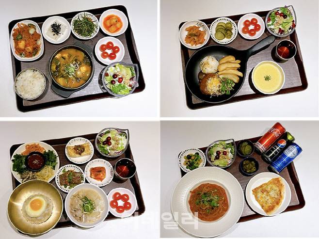 지난 6일 그랑서울의 그랑테이블 점심식사 메뉴(사진=GS건설)