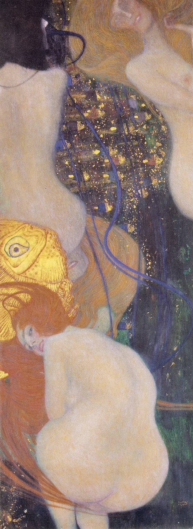 구스타프 클림트, 금붕어, 1901~1902. [졸로투른 시립미술관, 뒤비 뮐러 재단]