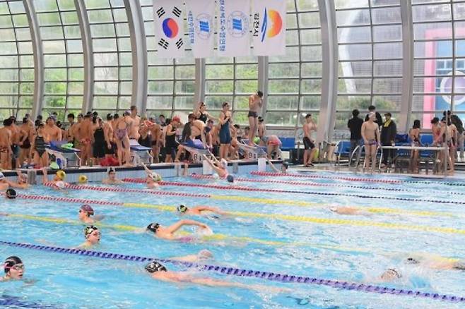김천 실내수영장 전경. 사진=대한수영연맹