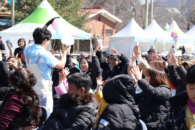 제20회 진안고원 운장산 고로쇠축제 모습.(진안군 제공) *재판매 및 DB 금지