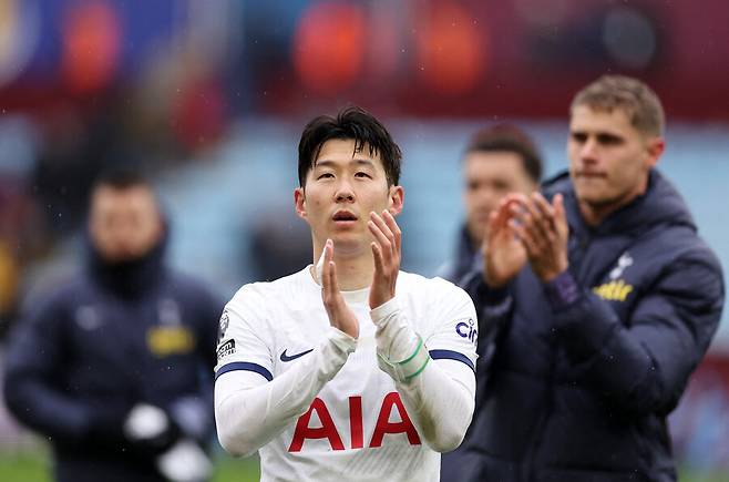 ▲ 토트넘 홋스퍼 손흥민이 애스턴 빌라전에서 1골 2도움을 기록했다. ⓒ연합뉴스/REUTERS/AP