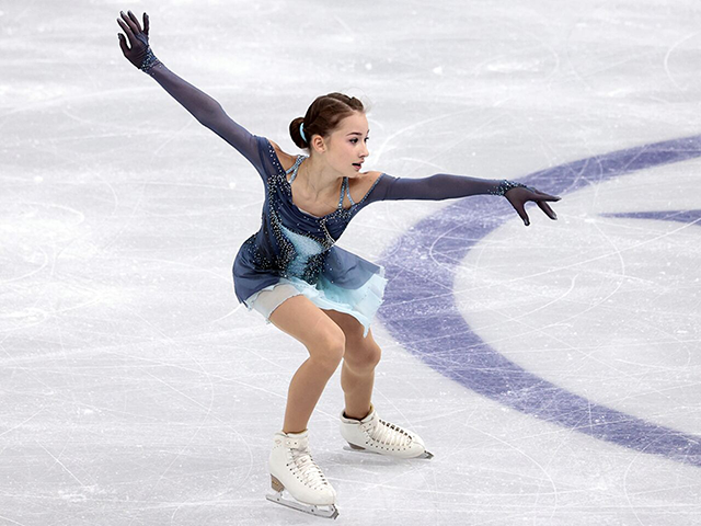 소피야 아카티예바 2021-22 피겨스케이팅 주니어 그랑프리 시리즈 연기 모습. 사진=국제빙상경기연맹