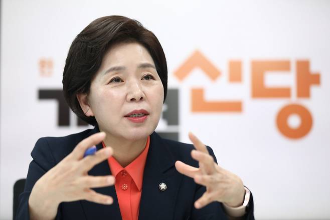 양향자 개혁신당 원내대표가 11일 오후 서울 여의도 국회 의원회관에서 인터뷰를 하고 있다. ⓒ시사저널 박은숙