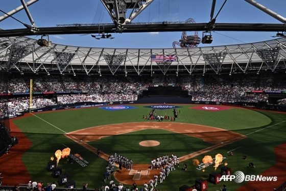 지난해 6월 26일(한국시간) MLB 시카고 컵스-세인트루이스의 경기가 열린 영국 런던 스타디움 전경. /AFPBBNews=뉴스1