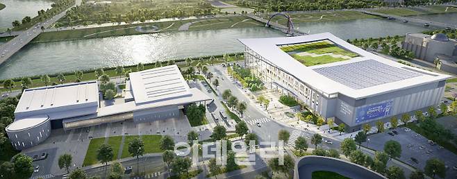 대전시 도룡동 ‘대전컨벤션센터’(DCC) 1·2전시장 전경 (사진=대전관광공사)