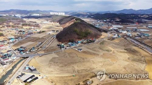 시스템반도체 국가산단 지정된 용인 남사읍 일대. 사진 연합뉴스