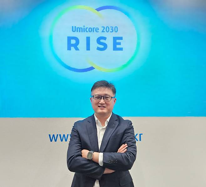 루 준동 유미코아 배터리 머티리얼즈 아시아 지역 총괄 사장. (사진=유미코아)