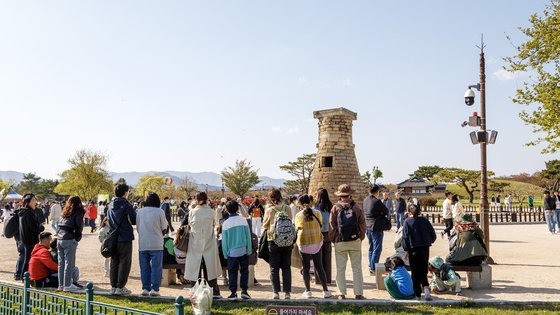 지난해 진행된 신라 타임머신 투어 프로그램