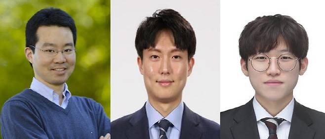 카이스트 전기및전자공학부 황의종 교수, 황성현 박사과정, 김민수 박사과정(왼쪽부터). (사진=카이스트)