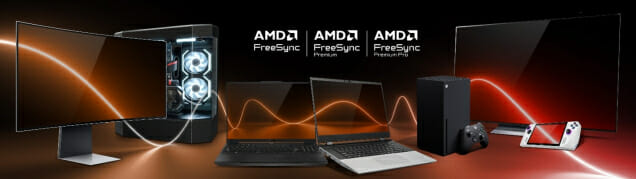 AMD는 데스크톱PC용 게이밍 모니터의 프리싱크 인증 기준을 화면주사율 144Hz 이상으로 상향했다. (사진=AMD)