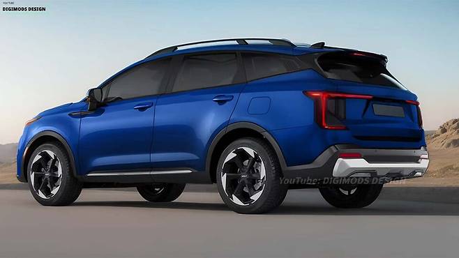 기아 '스포티지 페이스리프트' 예상도 (출처 : Digimods Design)