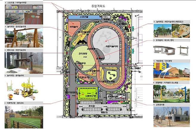 충주 어린이체육공원 계획도 충주시 제공. 재판매 및 DB 금지
