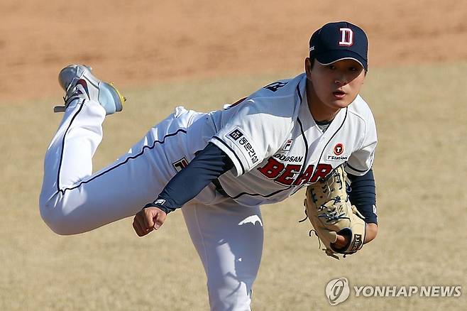 두산의 김택연 [두산 베어스 제공. 재판매 및 DB 금지]