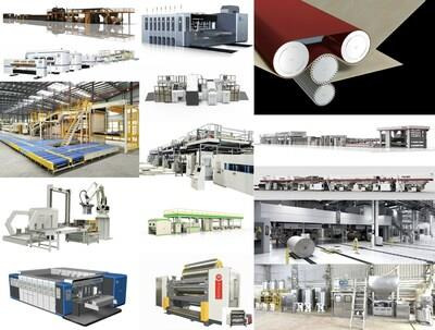 SinoCorrugated South 2024 On-site Exhibits Paperboard automated production equipment Corrugator Digital post-processing equipment Intelligent raw paper logistics and warehouse system Intelligent paperboard conveyor system