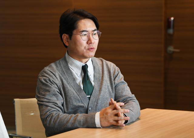 두진호 한국국방연구원 연구위원이 14일 서울 중구 한국일보에서 본보와 인터뷰하고 있다. 임은재 인턴기자