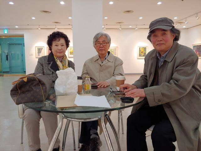 독립운동가 이효정과 박두복의 딸 박진영(왼쪽부터)씨와 큰아들 박진수, 막내아들 박진환씨. 박진환씨 제공