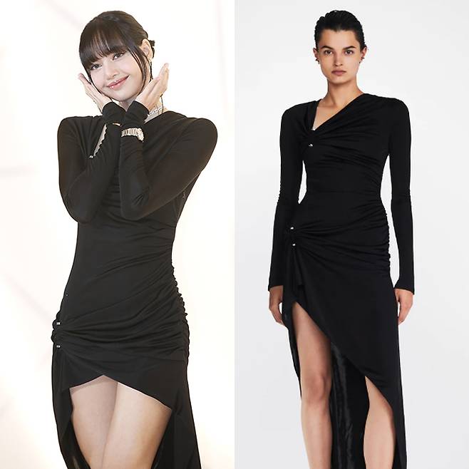 그룹 블랙핑크 리사 /사진=뉴스1, 디온 리(Dion Lee)