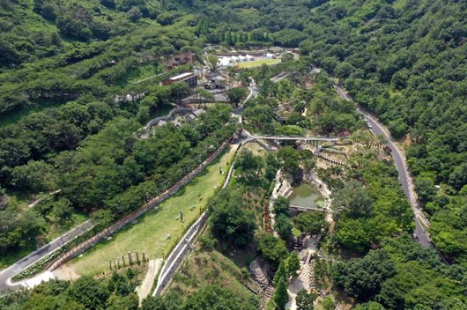 진주 월아산 자연휴양림. 경남도청 제공