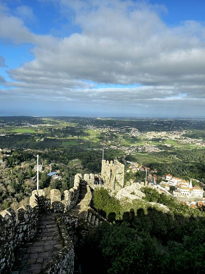 무어인의 성 정상.