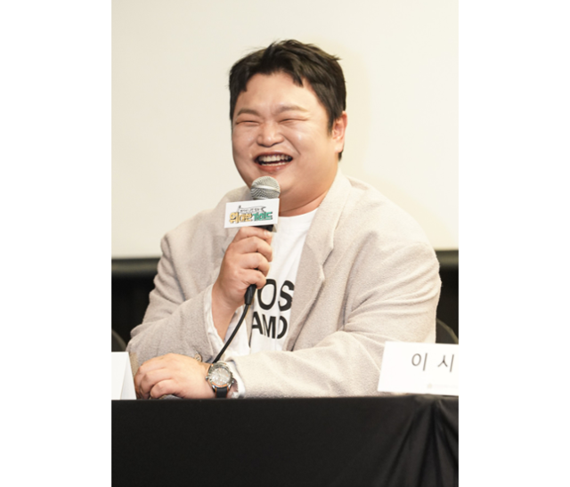 고규필이 '위대한 가이드'의 제작발표회에 참석했다. MBC에브리원 제공