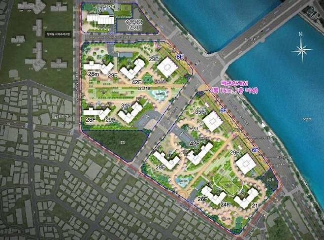 수영1 재개발 배치도.부산시 정비사업 통합 홈페이지 캡처