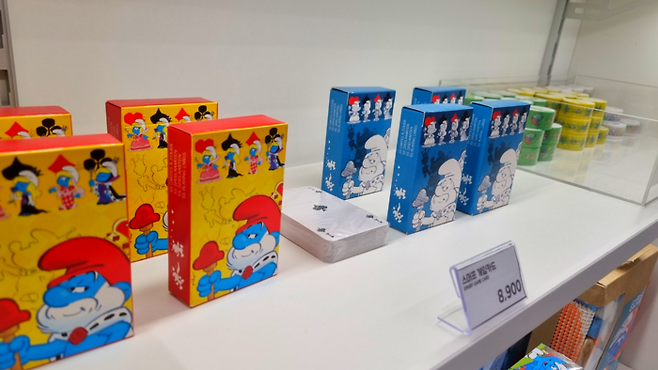 스머프 매직 포레스트 동탄점 기획 상품 / 사진=김혜성 여행+ 기자