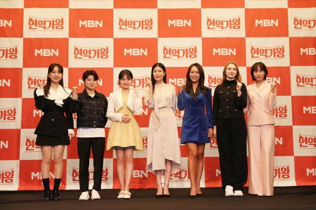 예능 '현역가왕'에서 상위 7위 안에 든 가수들. 왼쪽부터 전유진, 마이진, 김다현, 린, 박혜신, 마리아, 별사랑. MBN 제공