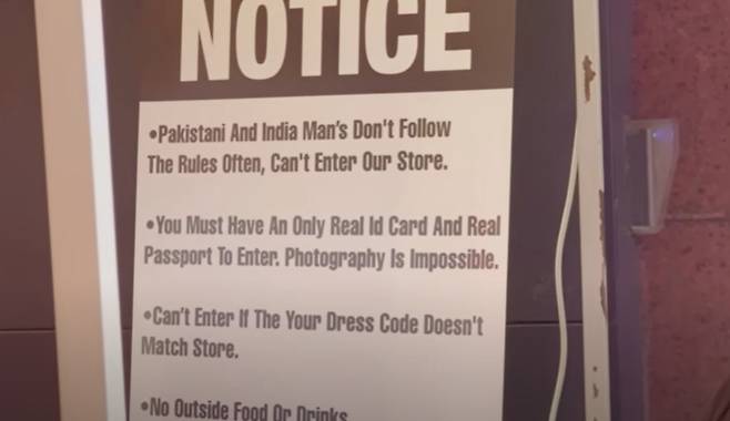 A sign hanging at the entrance of a club in Seomyeon, Busan. (YouTube)