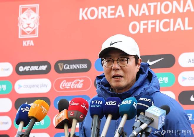 황선홍 대한민국 축구대표팀 임시 감독 /사진=뉴스1