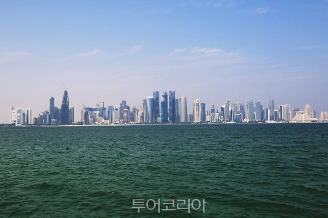 카타르의 수도 도하 시내 풍경 (사진. 김관수)