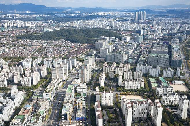 경기 고양 일산신도시 전경. 고양시 제공