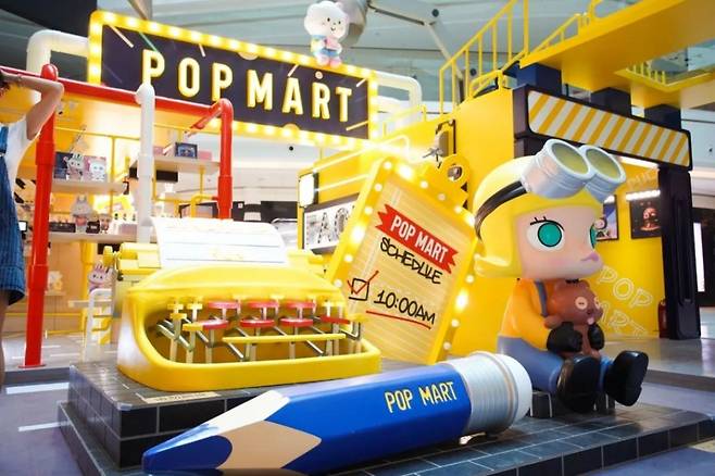 팝마트 팝업스토어./사진=바이두 캡쳐