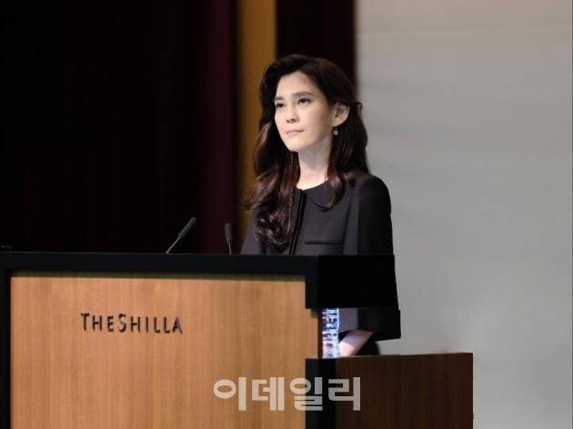 2023년  호텔신라 주주총회에 참석한 이부진 사장.(사진=호텔신라)