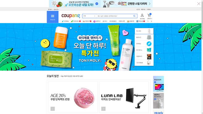 쿠팡을 모방한 피싱사이트 캡쳐 화면. 에이아이스페라(AI SPERA)의 사이버 위협 인텔리전스 검색엔진 플랫폼  ‘크리미널아이피(Criminal IP)’ 제공.