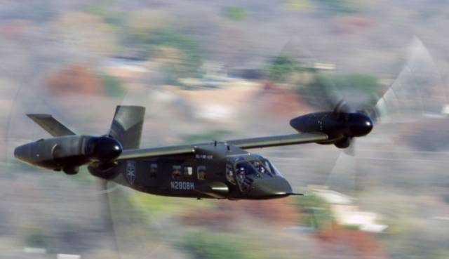 비행 모드의 V-280 ‘밸러’. 사진 제공=미 벨사